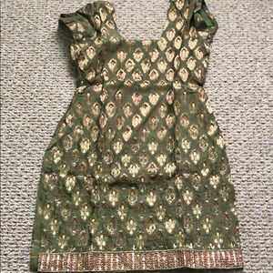 Indian salwar suit with dupatta